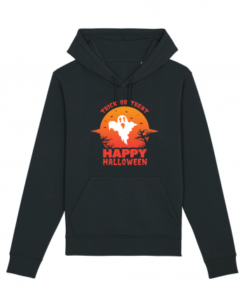 Happy Halloween Trick or Treat Black