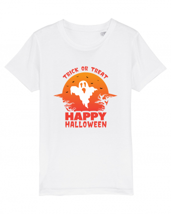 Happy Halloween Trick or Treat White