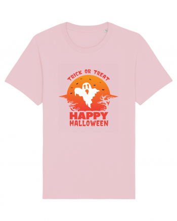 Happy Halloween Trick or Treat Cotton Pink