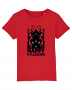 Happy Halloween Black Haunted House Tricou mânecă scurtă  Copii Mini Creator