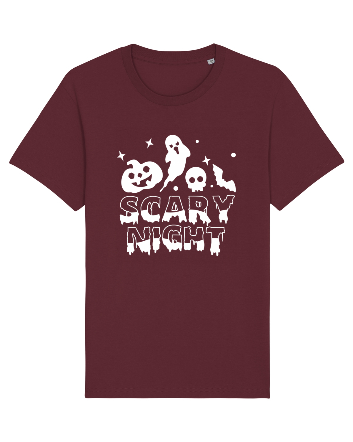 Tricou mânecă scurtă Unisex Rocker Burgundy