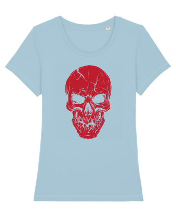 The Skull Sky Blue