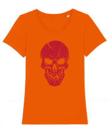 The Skull Bright Orange