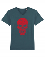 The Skull Tricou mânecă scurtă guler V Bărbat Presenter