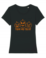 Trick Or Treat Tricou mânecă scurtă guler larg fitted Damă Expresser