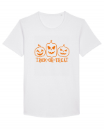 Trick Or Treat Tricou mânecă scurtă guler larg Bărbat Skater