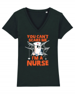 You can't scare me I'm a nurse Tricou mânecă scurtă guler V Damă Evoker