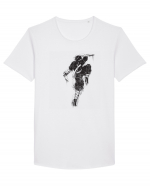 Ninja Art Tricou mânecă scurtă guler larg Bărbat Skater