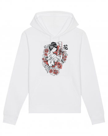 Geisha Flowers White