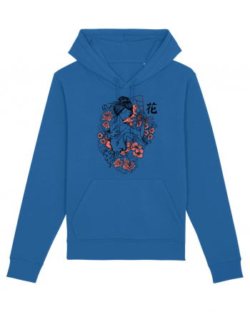 Geisha Flowers Royal Blue