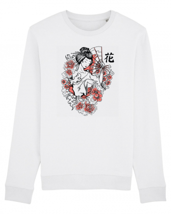 Geisha Flowers White