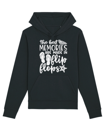 The best memories are made in flip flops Black