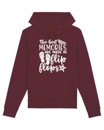 The best memories are made in flip flops Burgundy