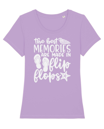 The best memories are made in flip flops Lavender Dawn