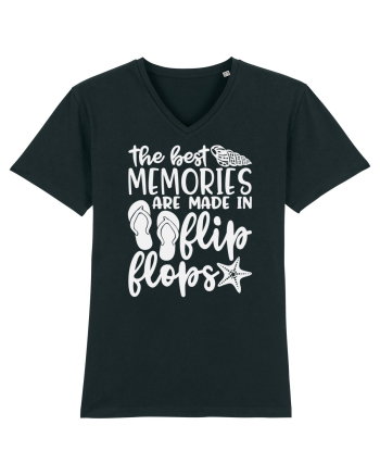 The best memories are made in flip flops Black
