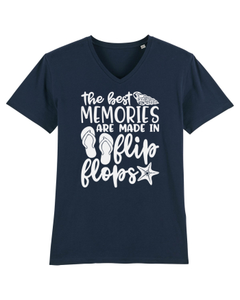 The best memories are made in flip flops French Navy