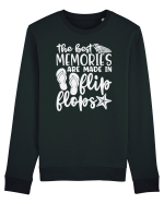 The best memories are made in flip flops Bluză mânecă lungă Unisex Rise