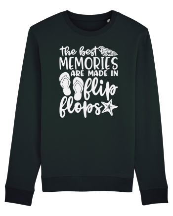 The best memories are made in flip flops Black