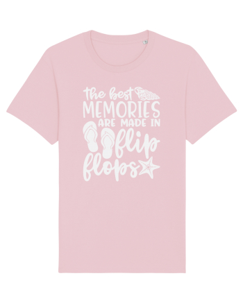 The best memories are made in flip flops Cotton Pink
