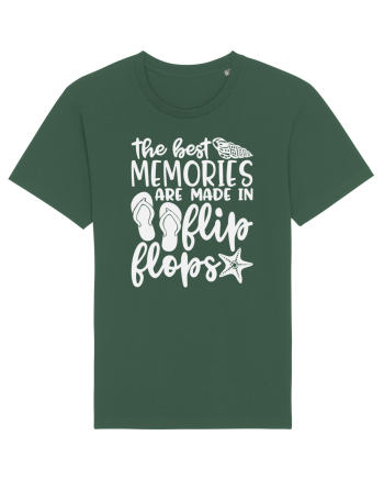 The best memories are made in flip flops Bottle Green