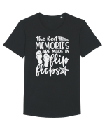 The best memories are made in flip flops Tricou mânecă scurtă guler larg Bărbat Skater