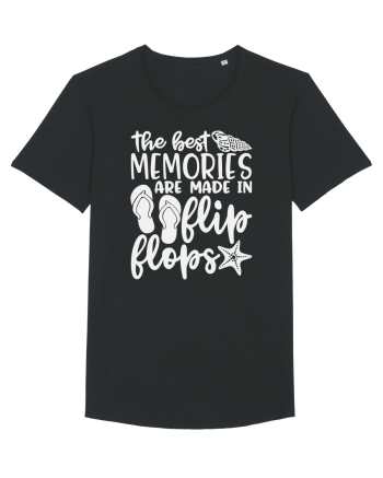 The best memories are made in flip flops Black