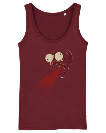 Retro Skull Burgundy