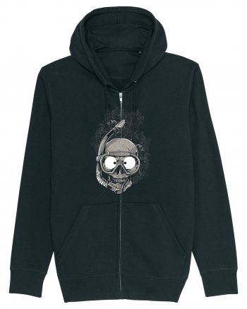 Scuba Diving Skull Black