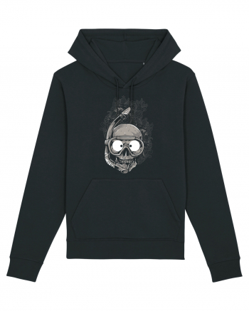 Scuba Diving Skull Black