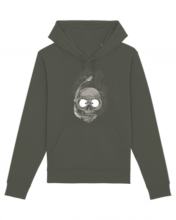 Scuba Diving Skull Khaki