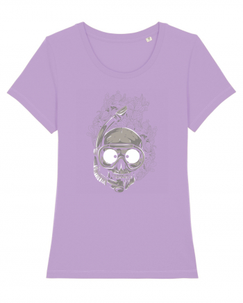 Scuba Diving Skull Lavender Dawn