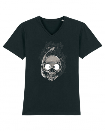 Scuba Diving Skull Black