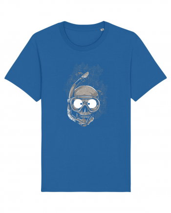 Scuba Diving Skull Royal Blue