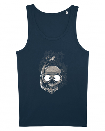 Scuba Diving Skull Navy