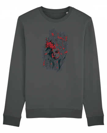 Poinsettia Girl Anthracite