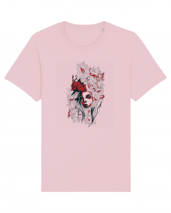 Poinsettia Girl Cotton Pink