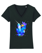 Zână fermecată  Tricou mânecă scurtă guler V Damă Evoker