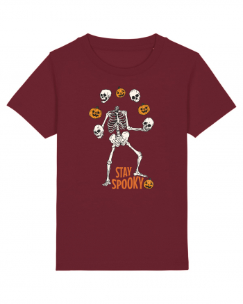 Stay Spooky Burgundy