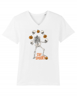 Stay Spooky Tricou mânecă scurtă guler V Bărbat Presenter