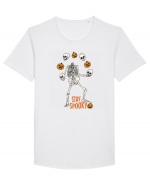 Stay Spooky Tricou mânecă scurtă guler larg Bărbat Skater