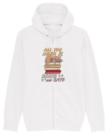 Books and cats White