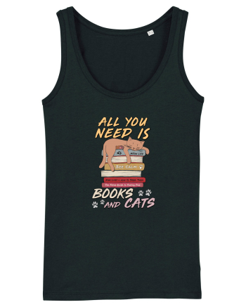Books and cats Black