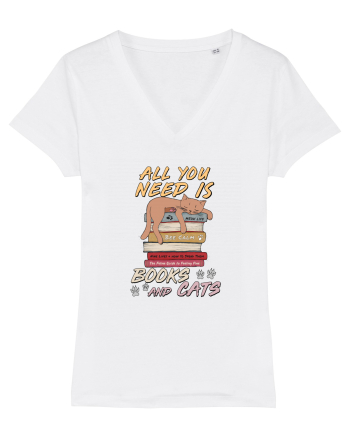 Books and cats White