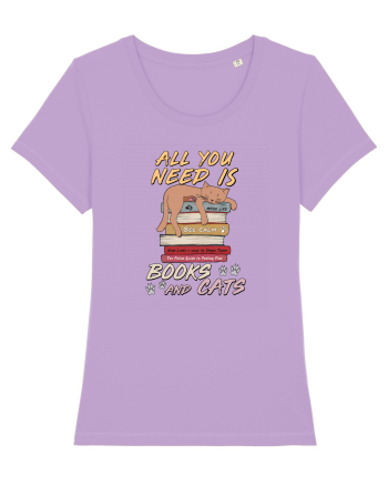 Books and cats Lavender Dawn