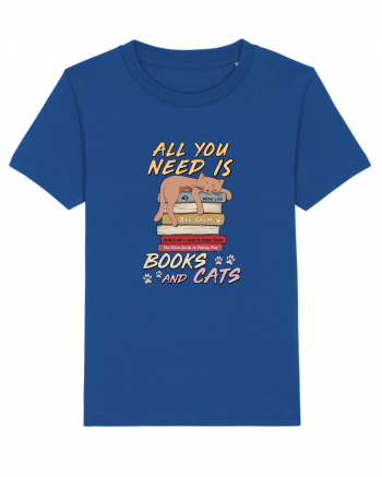 Books and cats Majorelle Blue