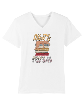Books and cats White