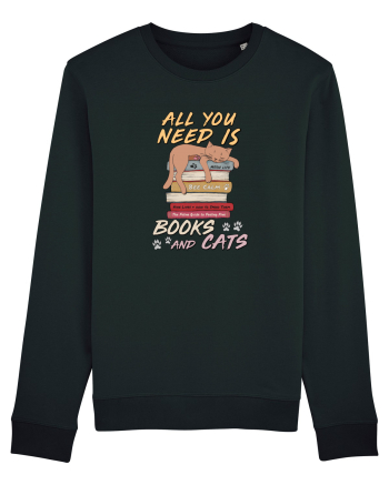 Books and cats Black