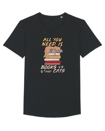 Books and cats Black