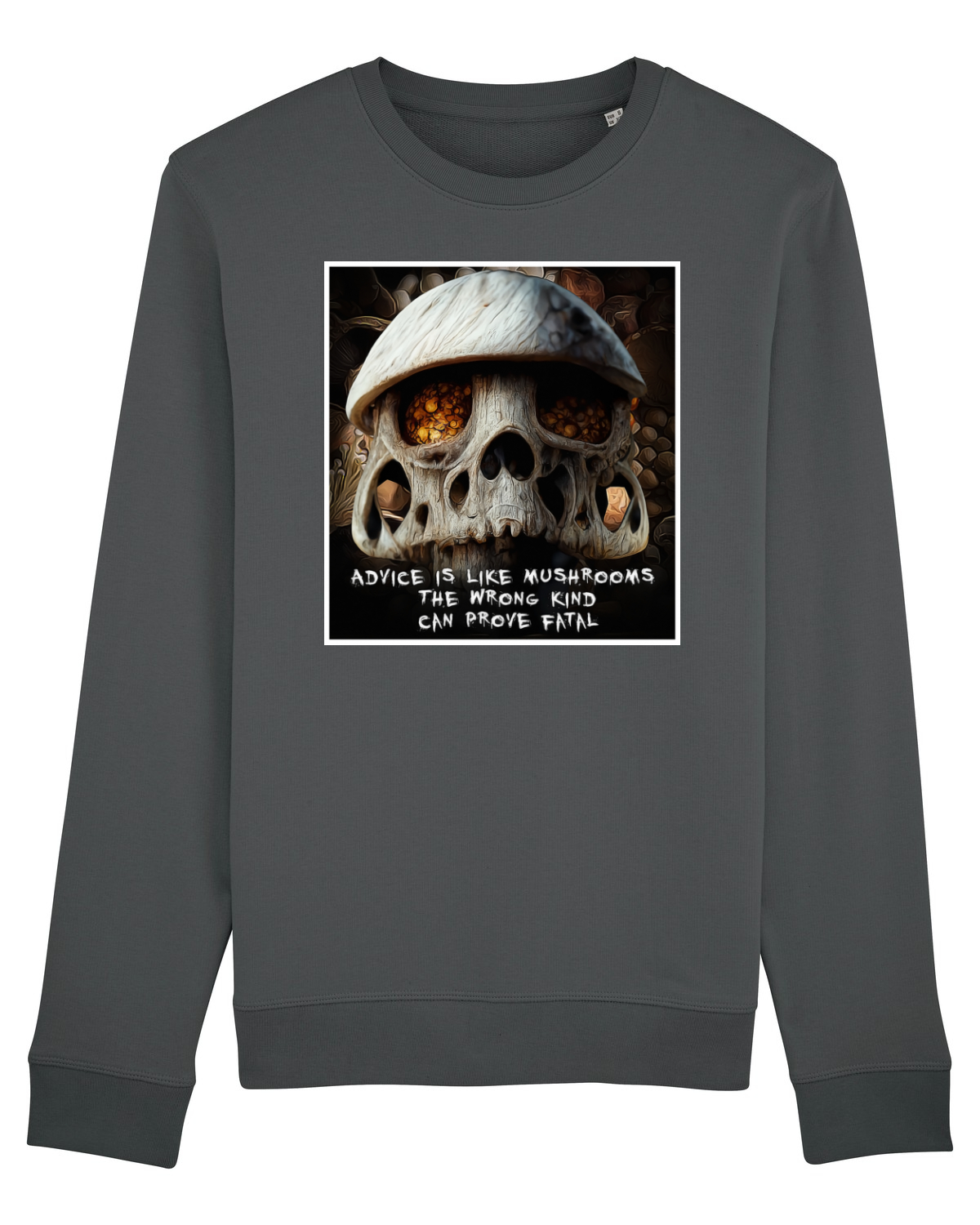 Bluză mânecă lungă Unisex Rise Anthracite