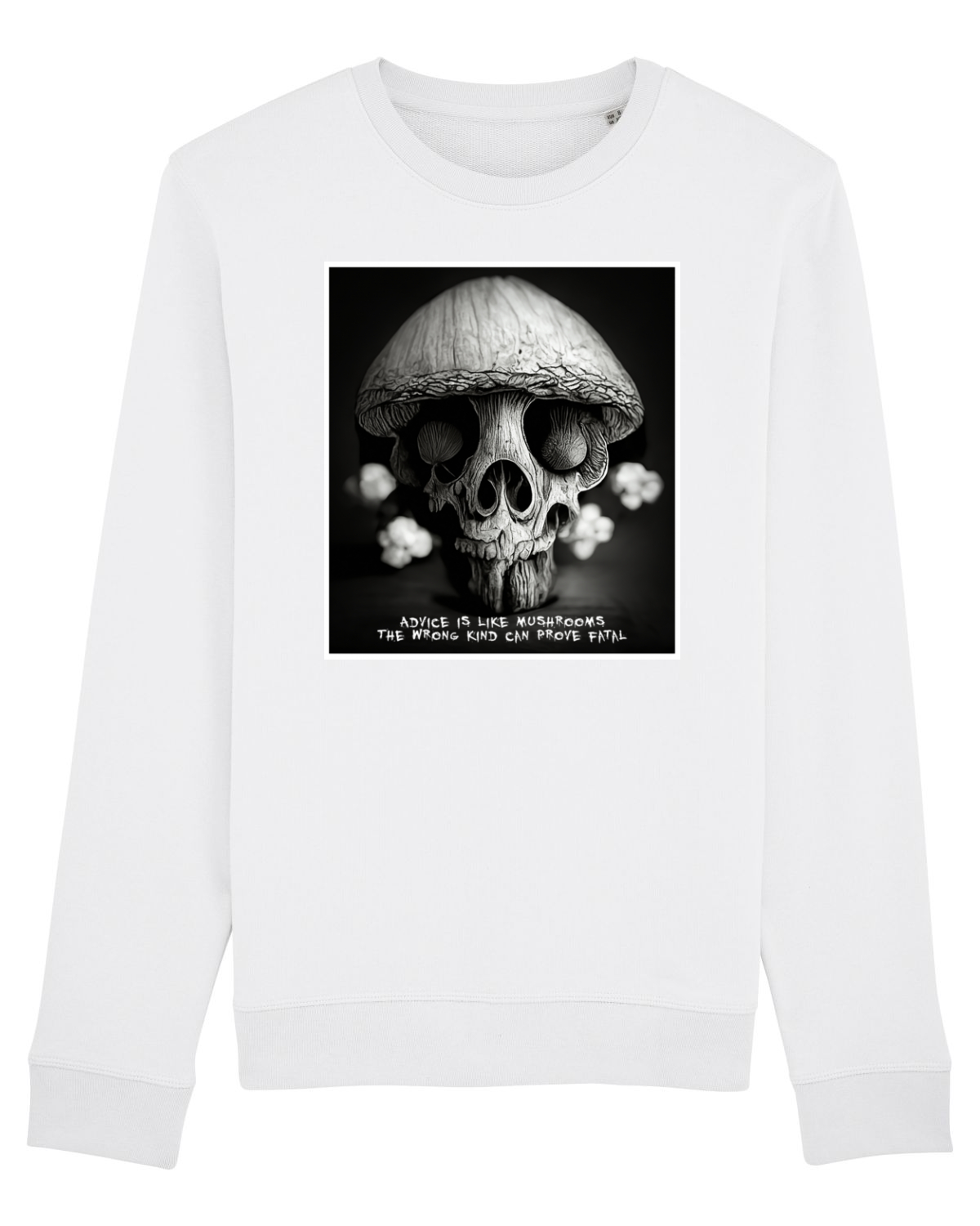 Bluză mânecă lungă Unisex Rise White